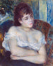 Frau in einem Sessel - Pierre-Auguste Renoir — Ansicht des Kunstwerks