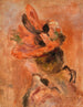 Kopf einer Frau mit rotem Hut - Pierre-Auguste Renoir — Ansicht des Kunstwerks