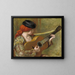 Junge spanische Frau mit Gitarre - Pierre-Auguste Renoir — gerahmtes Bild an der Wand
