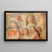 Studie junger Mädchen - Pierre-Auguste Renoir — gerahmtes Bild an der Wand