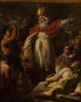 Saint Ambroise rettet einen arianischen Priester vor dem Zorn des Volkes - Pierre-Augustin Vafflard — Ansicht des Kunstwerks