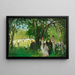 Au bois de Boulogne - Pierre-Eugène Montzin — gerahmtes Bild an der Wand
