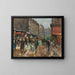 Les Halles anciennes - Pierre-Eugène Montzin — gerahmtes Bild an der Wand