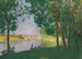 Moret-sur-Loing, Flussufer - Pierre-Eugène Montzin — Ansicht des Kunstwerks