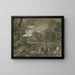 Klassische Landschaft - Pierre-Henri de Valenciennes — gerahmtes Bild an der Wand