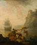 Männer beim Baden - Pierre-Jacques Volaire — Ansicht des Kunstwerks