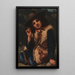 Italienischer Junge in Lammfelljacke - Pierre-Louis-Joseph de Coninck — gerahmtes Bild an der Wand