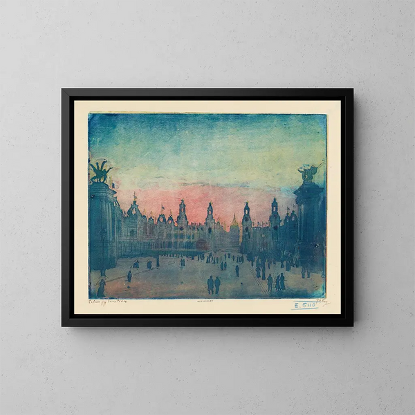 Palais des Invalides - Pierre-Marcel Roy — gerahmtes Bild an der Wand