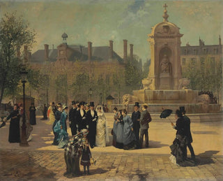 Die Hochzeitsprozession - Pierre-Marie Beyle — Ansicht des Kunstwerks