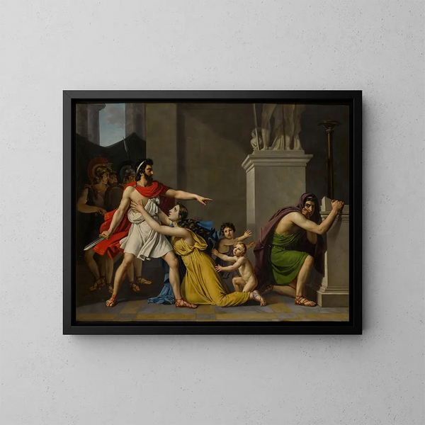 Pyrrhus und Polites - Pierre-Narcisse Guérin — gerahmtes Bild an der Wand