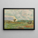 Landschaft Landarbeit - Pierre Bonnard — gerahmtes Bild an der Wand