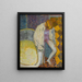 Frau, die aus dem Bad kommt - Pierre Bonnard — gerahmtes Bild an der Wand