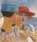 Junge Mädchen und die Möwe - Pierre Bonnard — Ansicht des Kunstwerks
