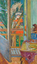 Die Tür mit Hund - Pierre Bonnard — Ansicht des Kunstwerks