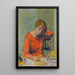 Le corsage rayé - Pierre Bonnard — gerahmtes Bild an der Wand