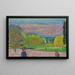 Der öffentliche Garten - Pierre Bonnard — gerahmtes Bild an der Wand