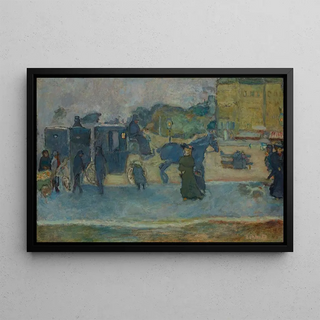 Pierre Bonnard - Les deux fiacres Boulevard des Batignolles.webp