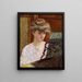 Misia am Klavier Porträt von Misia Natanson - Pierre Bonnard — gerahmtes Bild an der Wand