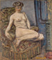 Modell in einem Sessel - Pierre Bonnard — Ansicht des Kunstwerks