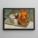 Stillleben Die orangefarbene Krug - Pierre Bonnard — gerahmtes Bild an der Wand