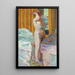 Akt stehend - Pierre Bonnard — gerahmtes Bild an der Wand