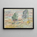 Landschaft von Vernon - Pierre Bonnard — gerahmtes Bild an der Wand