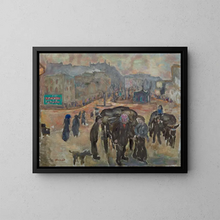 Les Chiffonniers - Pierre Bonnard — gerahmtes Bild an der Wand