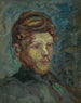 Kopf eines jungen, bärtigen Mannes - Pierre Bonnard — Ansicht des Kunstwerks