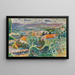 Vue de Cannet - Pierre Bonnard — gerahmtes Bild an der Wand