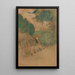 Vue de Vernon - Pierre Bonnard — gerahmtes Bild an der Wand