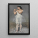 Ballerine, die ihren Träger justiert - Pierre Carrier-Belleuse — gerahmtes Bild an der Wand