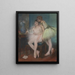 La Lettre - Pierre Carrier-Belleuse — gerahmtes Bild an der Wand