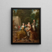 Nach der Jagd - Pierre Dulin — gerahmtes Bild an der Wand