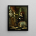 Der junge Maler - Pierre Joseph Toussaint — gerahmtes Bild an der Wand
