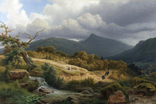 Pierre Louis Dubourcq - The Cemetery at BadenBaden.webp