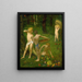 Kinder in einem Obstgarten - Pierre Puvis de Chavannes — gerahmtes Bild an der Wand