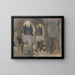 Christliche Inspiration - Pierre Puvis de Chavannes — gerahmtes Bild an der Wand