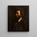 Selbstporträt - Pierre Puvis de Chavannes — gerahmtes Bild an der Wand