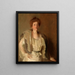 Alice Barney in Blancs et Bruns - Pierre Troubetzkoy — gerahmtes Bild an der Wand