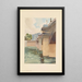 Der Pont de la Concorde Paris - Pierre Vignal — gerahmtes Bild an der Wand