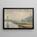 Café Amstel bei Vissertje II - Piet Mondrian — gerahmtes Bild an der Wand