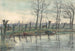 Amsterdam Horizontale Linie Gemälde aus der Westansicht - Piet Mondrian — Ansicht des Kunstwerks