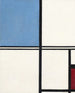 Komposition mit Blau und Rot - Piet Mondrian — Ansicht des Kunstwerks