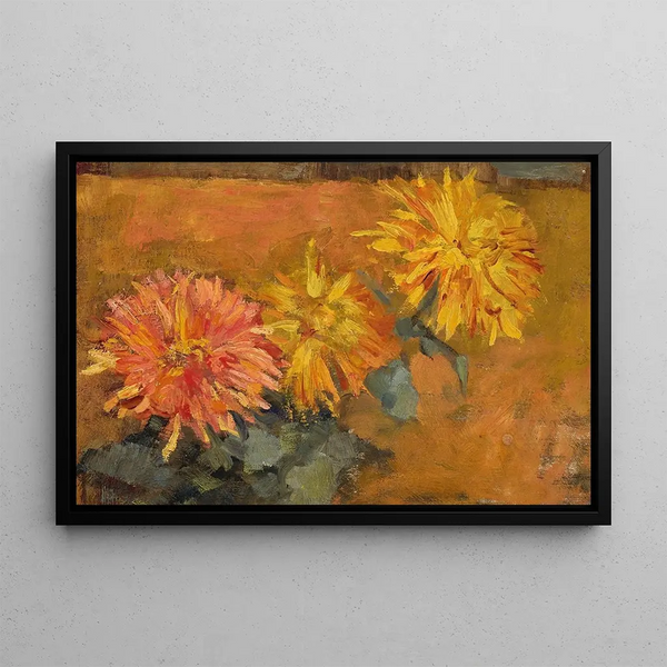 Piet Mondrian - Drie Chrysanten.webp