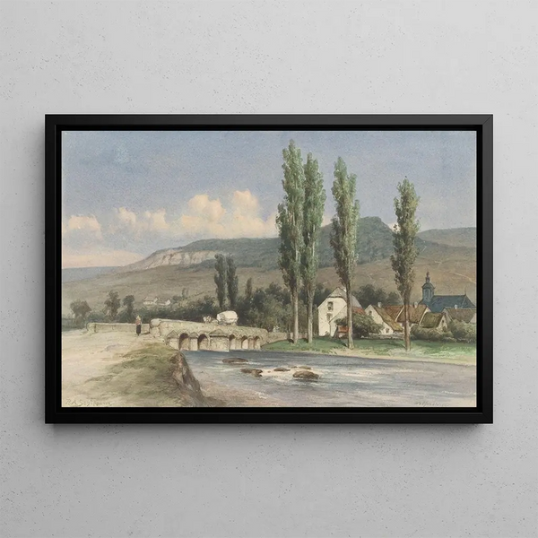 Piet Schipperus - Berglandschap bij Walferdange Luxemburg.webp