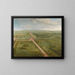 Ansicht von Tottenham Park, Wiltshire - Pieter Andreas Rysbrack — gerahmtes Bild an der Wand