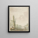 Vue le long d'une rivière avec un pavillon de thé sur la droite - Pieter Bartholomeusz Barbiers — gerahmtes Bild an der Wand