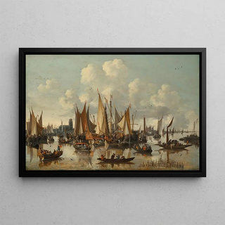 Pieter Bout - The visit of William III of Orange to Dordrecht in 1672.webp