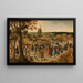 Eine Hochzeitsprozession - Pieter Brueghel der Jüngere — gerahmtes Bild an der Wand
