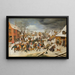 Le Massacre des Innocents à Bethléem - Pieter Brueghel le Jeune — gerahmtes Bild an der Wand